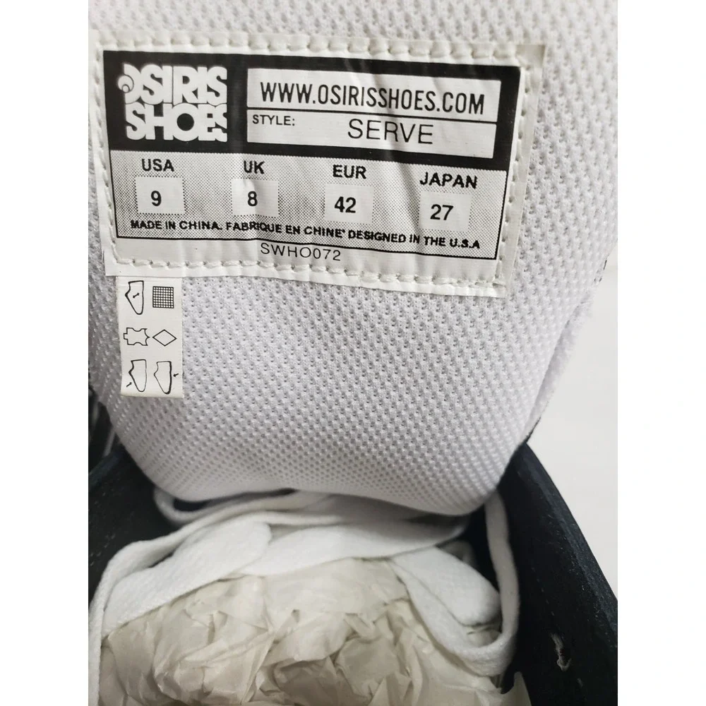 NEW 9 Osiris Serve x Maxx242 Praying Skull Hands Skateboarding Shoes Men's Y2K